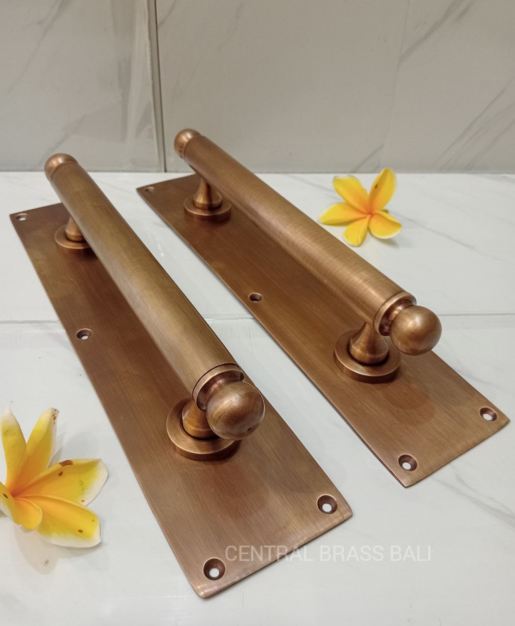 Vintage backplate handle