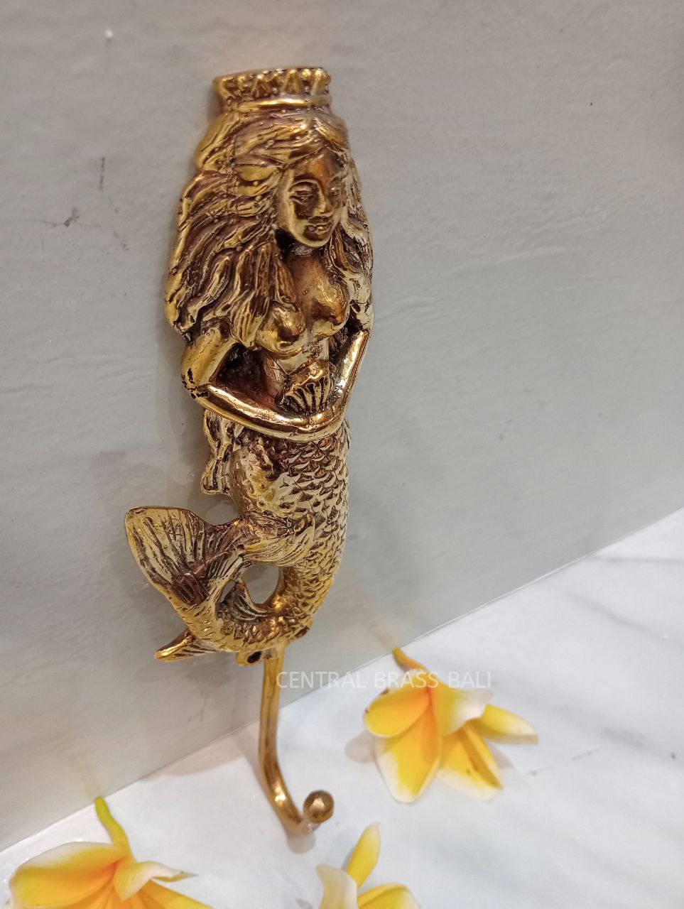 3pcs Brass Mermaid Hooks