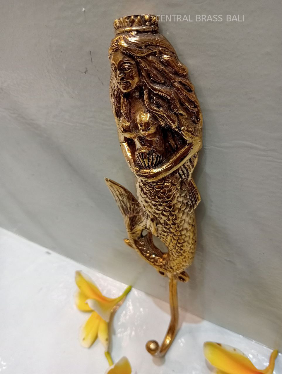 3pcs Brass Mermaid Hooks